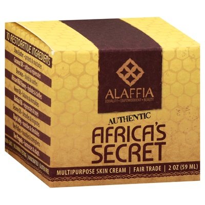 Alaffia Skin Cream Multipurpose Africas Secret 1/2 OZ [UNFI-CARLISLE #2089829]