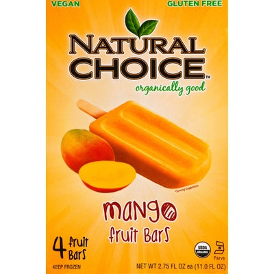 Natural Choice Fruit Bars Mango 6/4/2.75OZ [UNFI #01698547] [ebt]