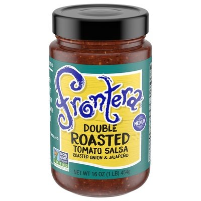 Frontera Tomato Salsa Onion & Jalapeno Double Roasted Medium 6/16 OZ [UNFI #568832] [ebt]