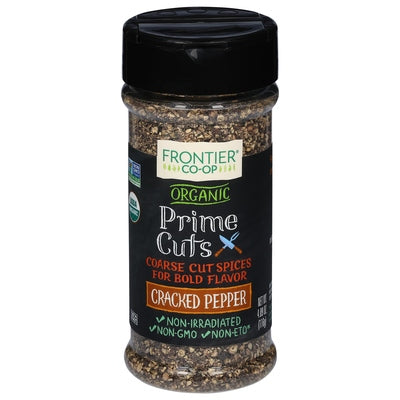 Frontier Coop Cracked Pepper Organic 1/4.09 OZ [UNFI-CARLISLE #02588127] [ebt]