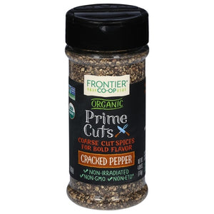 Frontier Coop Cracked Pepper Organic 1/4.09 OZ [UNFI-CARLISLE #02588127] [ebt]