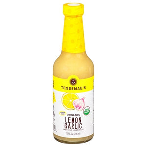 Tessemaes Dressing & Marinade Organic Lemon Garlic 6/10 OZ [UNFI #1841378] [ebt]