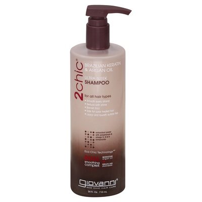 Giovanni Shampoo Ultra-Sleek Brazilian Keratin & Argan Oil 1/24 OZ [UNFI-CARLISLE #1173939]