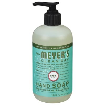 Mrs Meyers Clean Day Hand Soap Basil Scent 6/12.5 OZ [UNFI #817585]