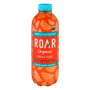 Roar Organic Vitamin Enhanced Beverage Organic Georgia Peach 12/18 OZ [UNFI #2300424] [ebt]