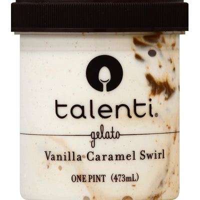 Talenti Gelato E Sorbetto Gelato Vanilla Caramel Swirl 8/16 OZ [UNFI #01803535] [ebt]