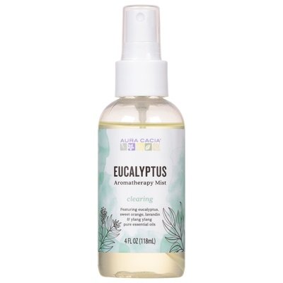Aura Cacia Aromatherapy Mist Eucalyptus Clearing 1/4 OZ [UNFI-CARLISLE #276956]