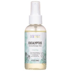 Aura Cacia Aromatherapy Mist Eucalyptus Clearing 1/4 OZ [UNFI-CARLISLE #276956]