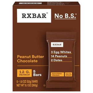 Rxbar Protein Bars Peanut Butter Chocolate 6/5/1.83OZ [UNFI #2480853] [ebt]