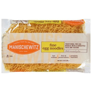 Manischewitz Egg Noodles Fine Homestyle 12/12 OZ [UNFI #0236075] [ebt]