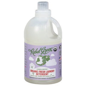 Rebel Green Detergent Organic Fresh Laundry Lavender & Grapefruit 4/64 OZ [UNFI #1863281]