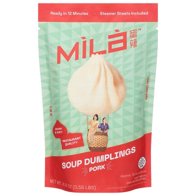 Mila Soup Dumplings Pork 8/8.8 OZ [UNFI #3086378] [ebt]