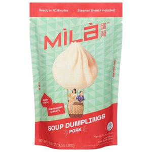 Mila Soup Dumplings Pork 8/8.8 OZ [UNFI #3086378] [ebt]