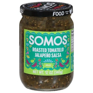 Somos Jalapeno Salsa Roasted Tomatillo Mild 6/12 OZ [UNFI #2836153] [ebt]