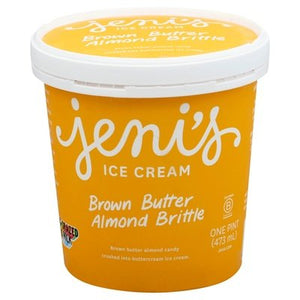 Jenis Ice Cream Brown Butter Almond Brittle 8/16 OZ [UNFI #1167006] [ebt]