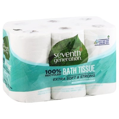 Seventh Generation Bath Tissue Double Rolls Extra Soft & Strong 2-Ply 4/12 CT [UNFI #624577]