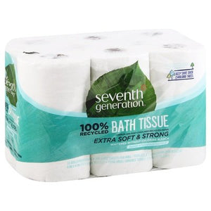 Seventh Generation Bath Tissue Double Rolls Extra Soft & Strong 2-Ply 4/12 CT [UNFI #624577]
