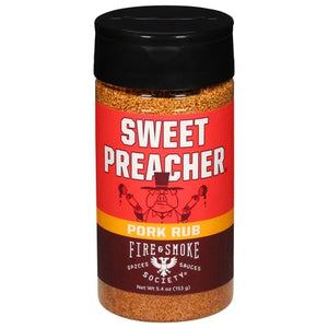 Fire & Smoke Society Pork Rub 6/5.4 OZ [UNFI #03001708] [ebt]