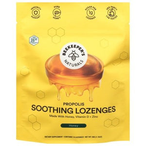 Beekeepers Naturals Soothing Lozenges Propolis Honey 1/1.76 OZ [UNFI-CARLISLE #2747012]