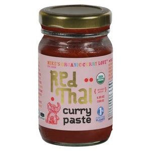 Mikes Organic Curry Love Curry Paste Red Thai Mildly Spicy 6/4.23 OZ [UNFI #2680478] [ebt]