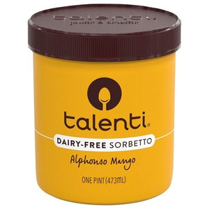 Talenti Gelato E Sorbetto Sorbetto Dairy-Free Alphonso Mango 8/16 OZ [UNFI #485847] [ebt]