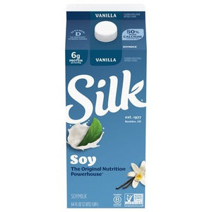Silk Soymilk Vanilla 6/64 OZ [UNFI #730507] [ebt]