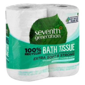 Seventh Generation Bath Tissue Extra Soft & Strong 2-Ply 12/4/240 CT [UNFI #624452]