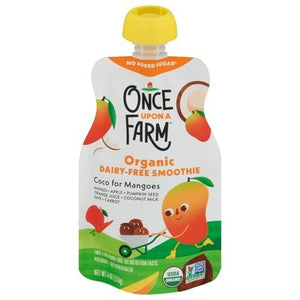 Once Upon A Farm Smoothie Dairy-Free Organic Coco For Mangoes 8/4 OZ [UNFI #2416733] [ebt]