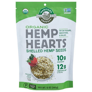 Manitoba Harvest Hemp Hearts Organic 6/12 OZ [UNFI #824136] [ebt]