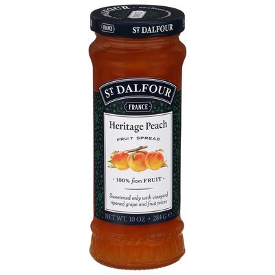 St Dalfour Fruit Spread Heritage Peach 6/10 OZ [UNFI #316323] [ebt]