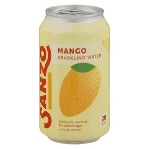 Sanzo Sparkling Water Mango 12/12 OZ [UNFI #2708055] [ebt] D