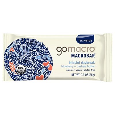 Gomacro Macrobar Blueberry + Cashew Butter 12/2.3 OZ [UNFI-CARLISLE #2202349] [ebt]