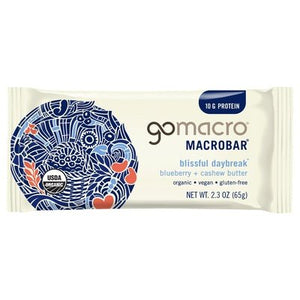 Gomacro Macrobar Blueberry + Cashew Butter 12/2.3 OZ [UNFI-CARLISLE #2202349] [ebt]