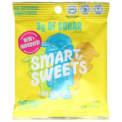 Smartsweets Candy Sour Blast Buddies 12/1.8 OZ [UNFI-CARLISLE #2313120] [ebt]