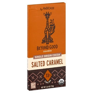 Beyond Good Chocolate Salted Caramel 73% Cocoa 12/2.64 OZ [UNFI-CARLISLE #2571214] [ebt]
