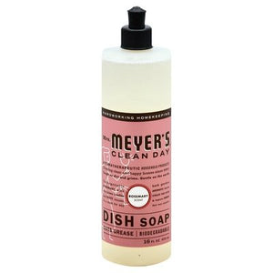 Mrs Meyers Clean Day Dish Soap Rosemary Scent 6/16 OZ [UNFI #0991562] T