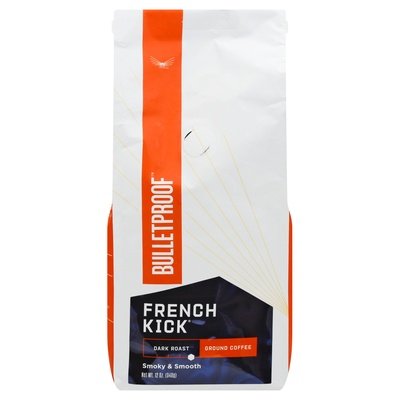 Bulletproof Coffee Ground Dark Roast French Kick 6/12 OZ [UNFI #2110286] [ebt]