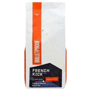 Bulletproof Coffee Ground Dark Roast French Kick 6/12 OZ [UNFI #2110286] [ebt]