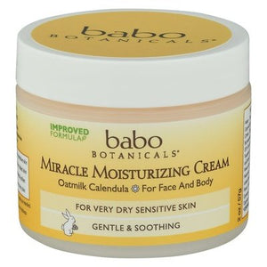 Babo Botanicals Moisturizing Cream Miracle Gentle & Soothing 1/2 OZ [UNFI-CARLISLE #1632298]
