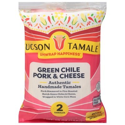 Tucson Tamale Company Tamales Green Chile Pork & Cheese 6/10 OZ [UNFI #2258747] [ebt]