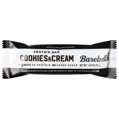 Barebells Protein Bar Cookies & Cream 12/1.94 OZ [UNFI-CARLISLE #3042264] [ebt]