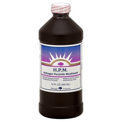 Heritage Store, Inc  Hydrogen Peroxide Mouthwash 1/16 OZ [UNFI-CARLISLE #775528]