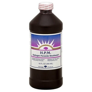 Heritage Store, Inc  Hydrogen Peroxide Mouthwash 1/16 OZ [UNFI-CARLISLE #775528]