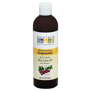 Aura Cacia Skin Care Oil Harmonizing Grapeseed 1/16 OZ [UNFI-CARLISLE #127431]