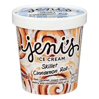 Jenis Ice Cream Skillet Cinnamon Roll 8/16 OZ [UNFI #2626364] [ebt]