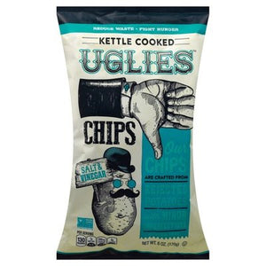Uglies Potato Chips Kettle Cooked Salt & Vinegar 12/6 OZ [UNFI #2253060] [ebt]