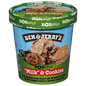 Ben & Jerrys Frozen Dessert Non Dairy Milk & Cookies 8/PINT [UNFI #2551968] [ebt]