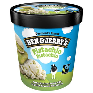 Ben & Jerrys Ice Cream Pistachio Pistachio 8/Pint [UNFI #357392] [ebt]