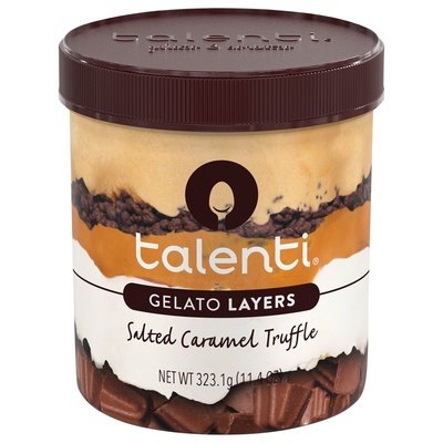 Talenti Gelato E Sorbetto Gelato Layers Salted Caramel Truffle 8/11.4 OZ [UNFI #2404978] [ebt]