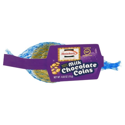 Manischewitz Coins Milk Chocolate Magic Max's 24/.53 OZ [UNFI-CARLISLE #0591164] [ebt]